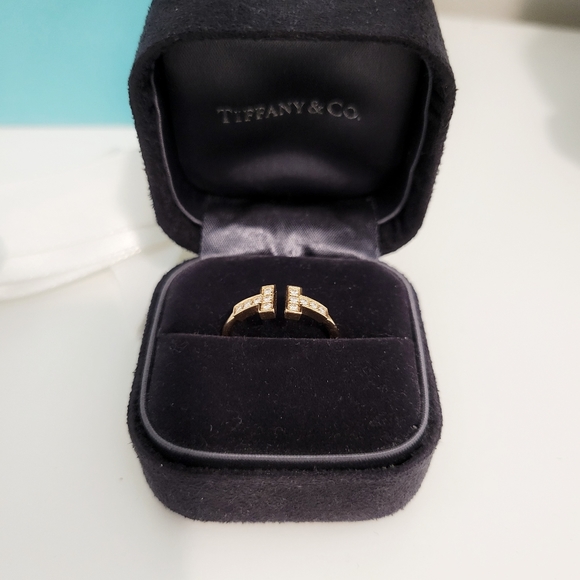 TIFFANY T Diamond wire ring (5.5) - Picture 5 of 12